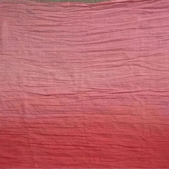2 for $30 Ombre Oversized Salmon Pink Viscose Shawl Scarf Soft Wrap One Size - Picture 3 of 9